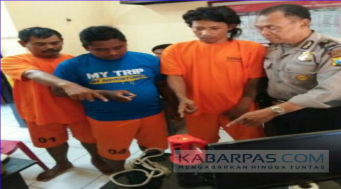 Sempat Buron Empat Bulan, Tiga Pelaku Pencurian Sapi Berhasil Diringkus