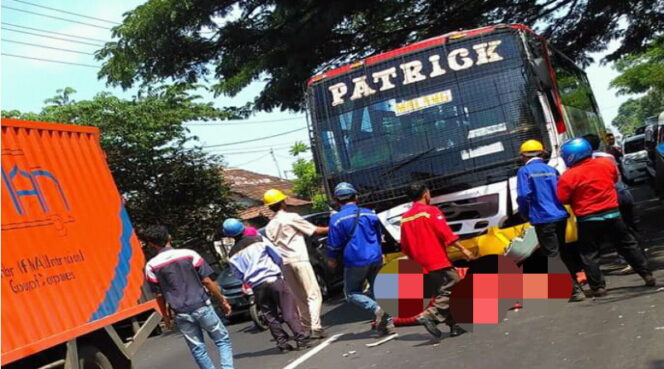 Hendak Pulang Kerja, Pemotor Asal Probolinggo Tewas Setelah DiHajar Sebuah Bus