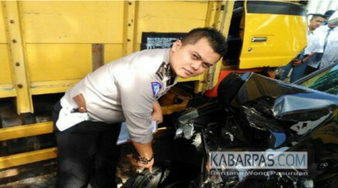 Mobil Milik Kapolsek Wajak Mengalami Kecelakaan