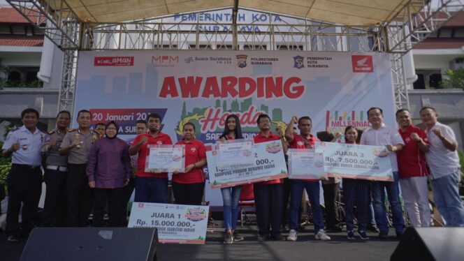 
MPM Gelar Awarding Honda Safety Riding Kelana Kota Surabaya yang Ke-3