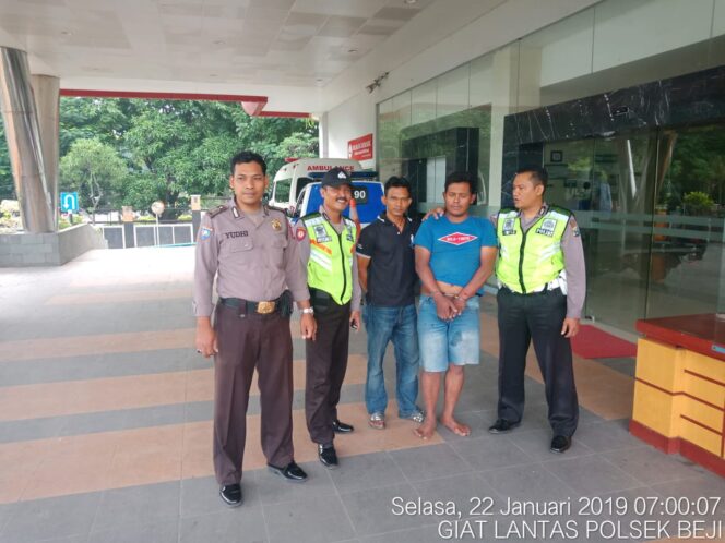 
Curi Motor di Beji, Pria Asal Nguling Babak Belur Dimassa