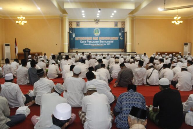 
Peringati Hari Jadi, Pemkot Pasuruan Gelar Istighotsah dan Bershalawat 