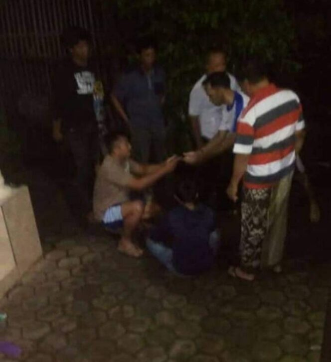 Maling Motor Asal Pasuruan Dihajar Massa hingga Nyonyor