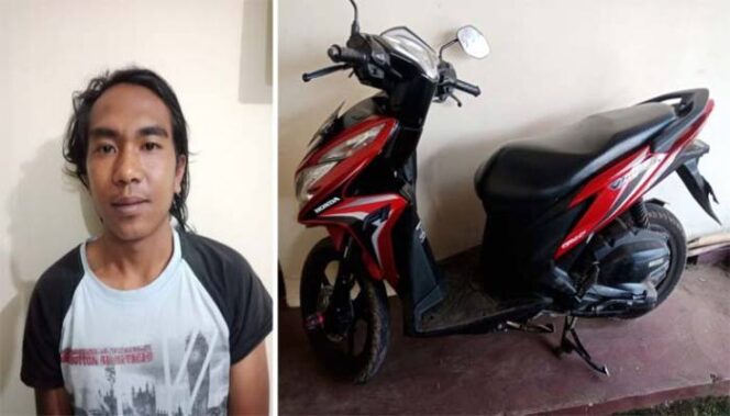 Ditinggal Masuk Rumah Sebentar, Motor Vario Amblas Digondol Maling