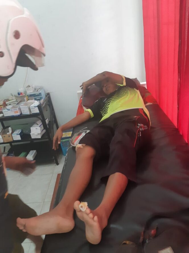 
Kepergok Hendak Bawa Kabur Motor, Maling Ini Lempar Bondet ke Korban