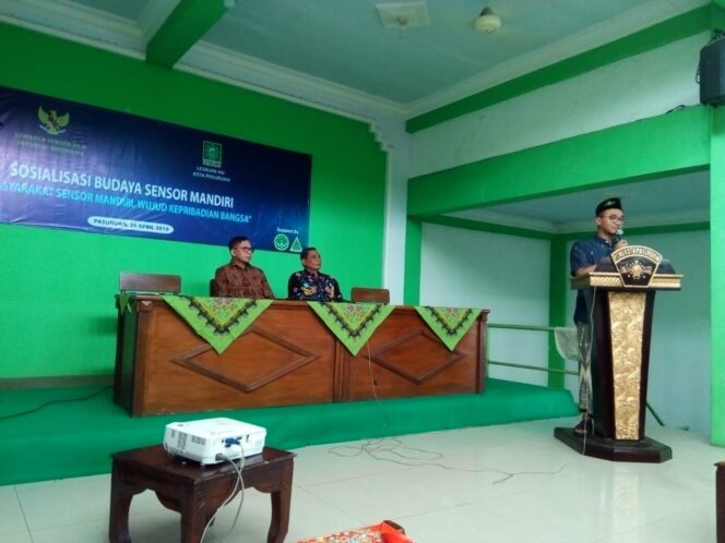 
Lesbumi PCNU Kota Pasuruan bersama Lembaga Sensor Film Gelar Sosialisasi Budaya Sensor Mandiri 