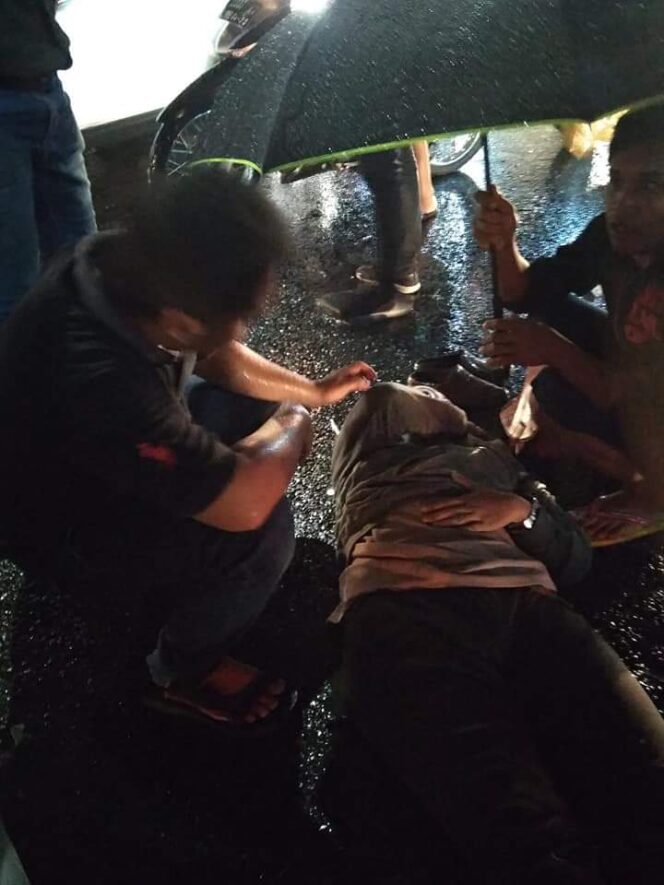 Driver Ojol Ditabrak Agya hingga Tewas di Perempatan Sulfat