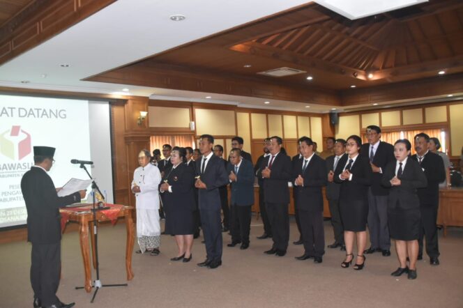 
Jelang Pilkada 2020, PANWASCAM se-Badung Dilantik