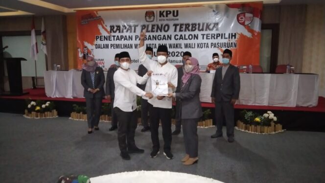 
KPU Tetapkan Gus Ipul – Adi Wibowo Sebagai Pemenang Pilwali Kota Pasuruan