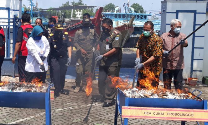 
Bea Cukai Probolinggo Musnahkan Jutaan Batang Rokok Ilegal