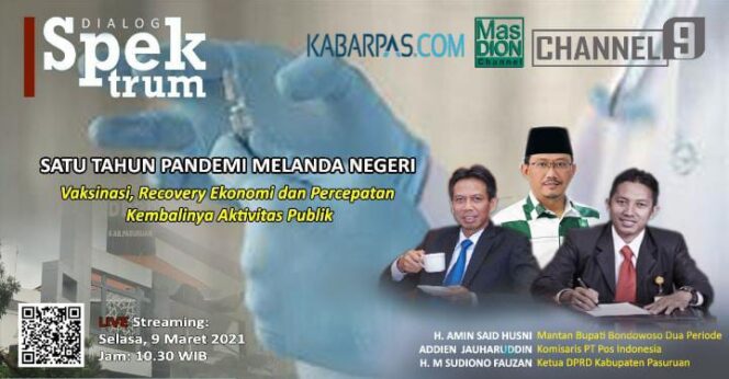
Saksikan Live Streaming Dialog Spektrum Bertajuk “Satu Tahun Pandemi Melanda Negeri”
