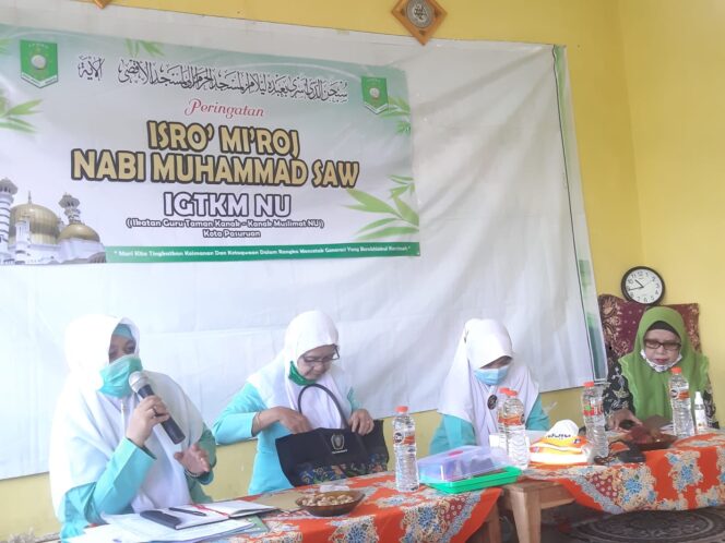 IGTKM NU Kota Pasuruan Gelar Isra Mi’raj di Tengah Pandemi
