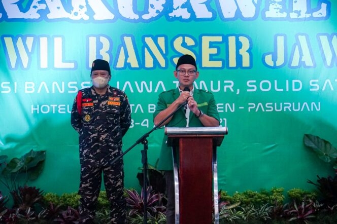 
Banser Jatim Siaga, Bentuk Satu Pleton Pasukan di Tiap Desa