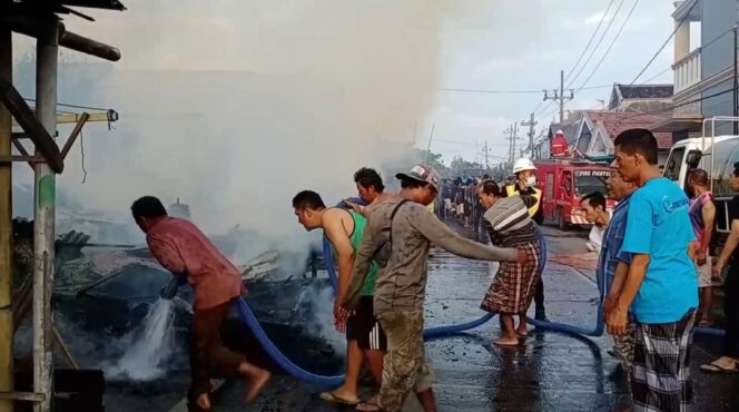 
Gudang Triplek dan 4 Ekor Kambing Ludes Terbakar