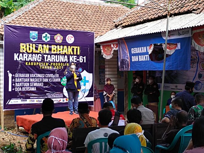 
Peringati BBKT ke-61, Karang Taruna Kabupaten Probolinggo Gelar Vaksinasi dan Baksos