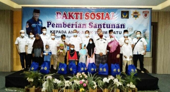 
Sobatku 87 Gelar Baksos Santunan Ratusan Anak Yatim Dampak Covid-19