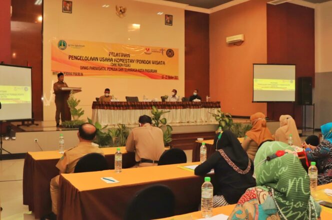 
Perkuat Tata Kelola Wisata Religi, Pemkot Pasuruan Adakan Pelatihan Usaha Homestay