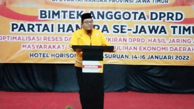 
Puluhan Dewan Asal Hanura se-Jatim Ikuti Bimtek di Pasuruan