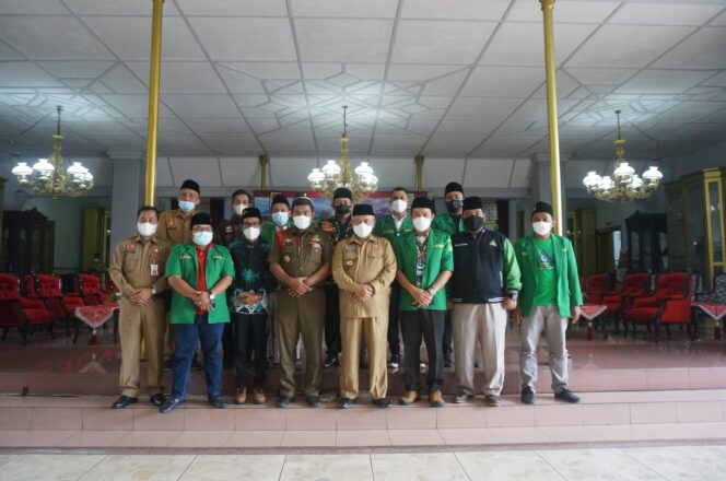 Jalin Sinergitas Positif, GP Ansor Kabupaten Malang Temui Bupati Sanusi