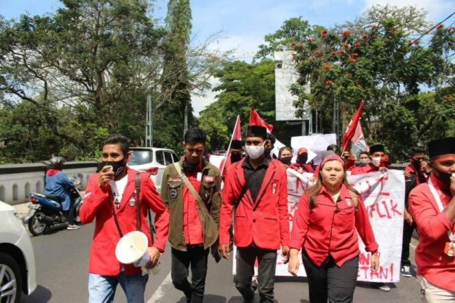 
GMNI Malang Demo Menolak Penundaan Pemilu 2024