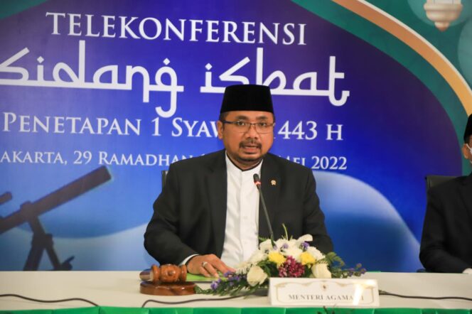 
Pemerintah Tetapkan 1 Syawal 1443 H Jatuh pada 2 Mei 2022