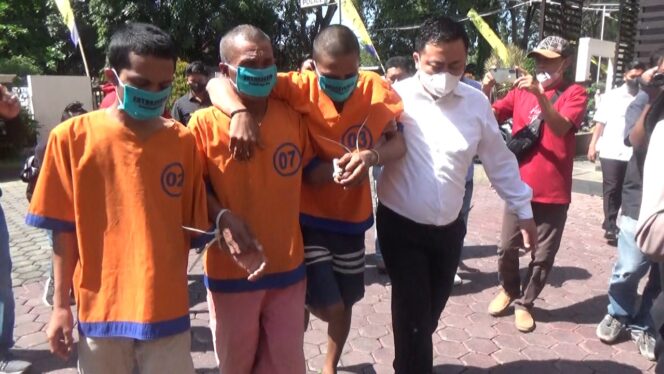 
Polres Probolinggo Kota Berhasil Amankan Tiga Pelaku Curwan