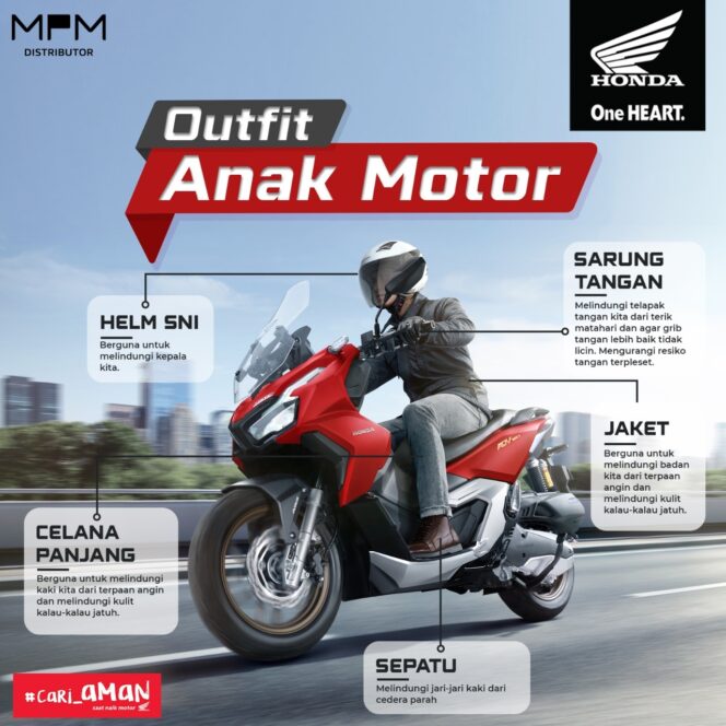 
Cari_Aman Saat Berkendara, Pilih Riding Gear yang Tepat
