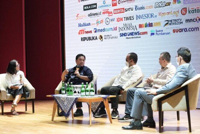 
Hadiri Pelantikan AMSI Jakarta, Erick Thohir Sampaikan Ini