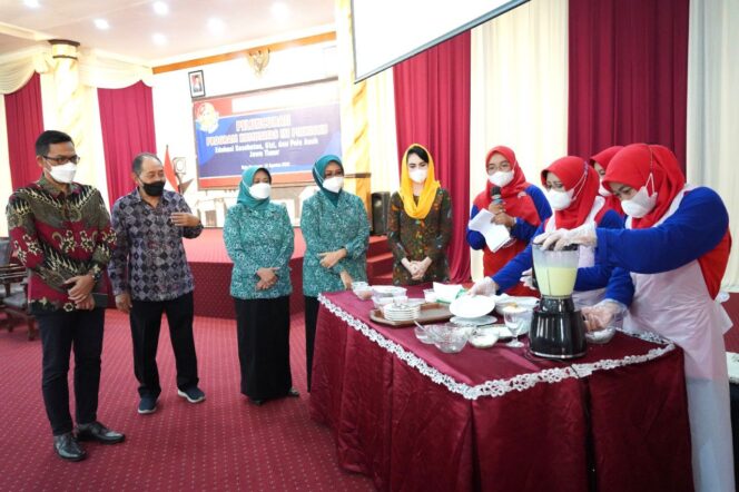 
TP PKK Kota Pasuruan berkolaborasi dengan PT. Danone Luncurkan Program Isi Piringku