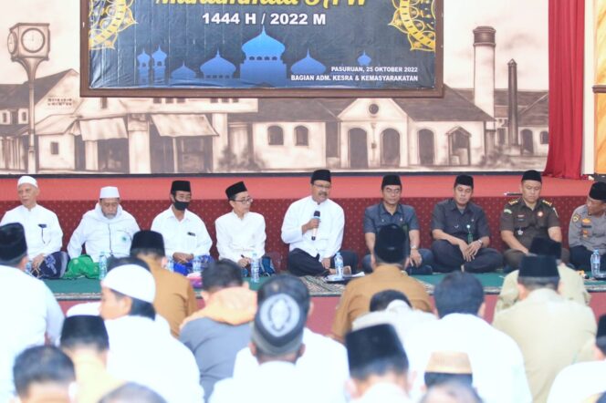 
Peringatan Maulid Nabi, Gus Ipul Berpesan ASN Bekali Diri dengan Tingkatkan Ketaqwaan