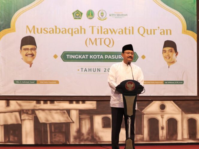 
Gus Ipul Beri Semangat Peserta MTQ Tingkat Kota Pasuruan