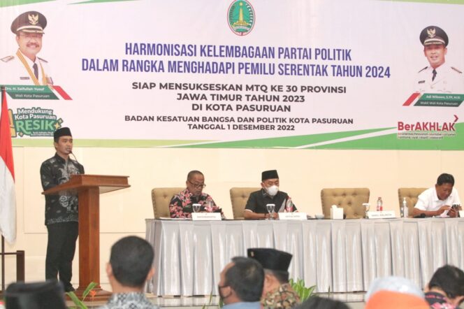 
Pemkot Pasuruan Bangun Harmonisasi Parpol