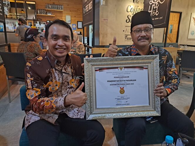 
Pemkot Pasuruan Raih Penghargaan Bergengsi dari Kemenpan-RB RI