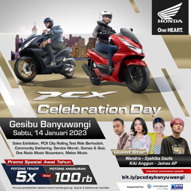 
Ratusan Member PCX Siap Ramaikan PCX Celebration Day