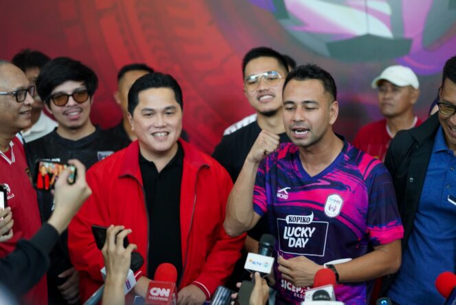 
Raffi Ahmad: Erick Thohir Punya Nyali Benahi Sepak bola Indonesia