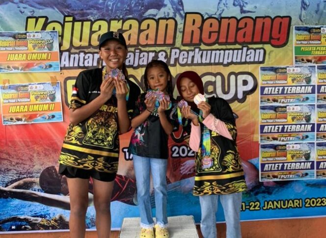 
Tiga Atlit Renang Raih 10 Medali Emas, 3 Medali Perak dan 3 Medali Perunggu