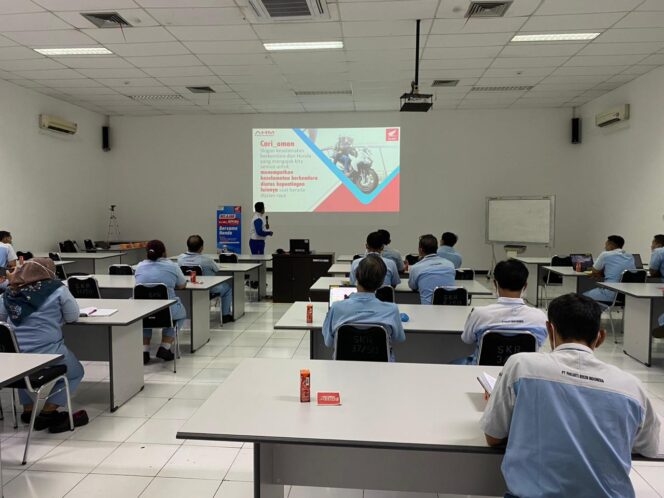 
MPM Honda Jatim Gelar Edukasi #Cari_Aman Saat Berkendara PT. Prakarti Riken Indonesia