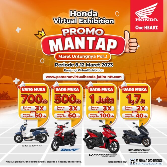 
Maret Untungnya Pol, Beli Motor Honda di Pameran Virtual Honda