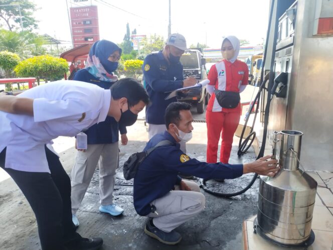 
Metrologi Legal Lakukan Pengawasan UTTP PUBBM SPBU