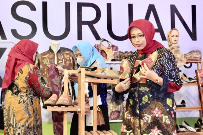 Ketua Dekranasda Kota Pasuruan Sukses Kenalkan Produk Unggulan di Acara Ladies Program Apeksi