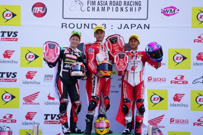 
Tak Terbendung, Astra Honda Racing Team Dominasi Podium ARRC Jepang
