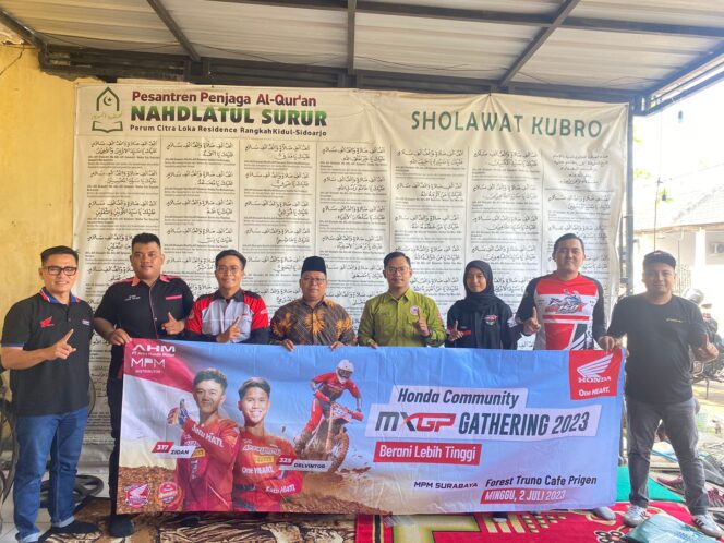 
MPM Honda Jatim Ajak Komunitas Nobar dan Aksi Sosila di Honda Community MXGP Gathering