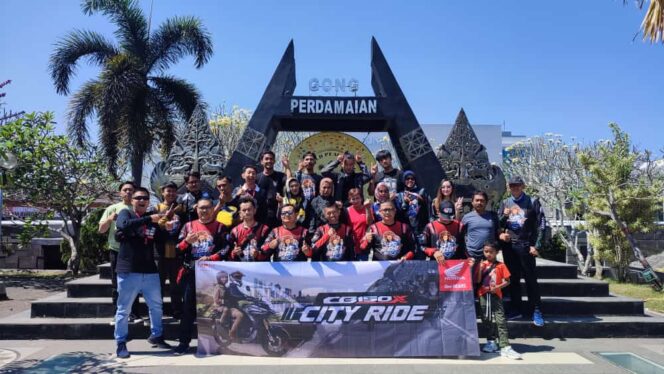 
Puluhan Bikers Honda CB150X Riding Bareng di CB150X Cityride