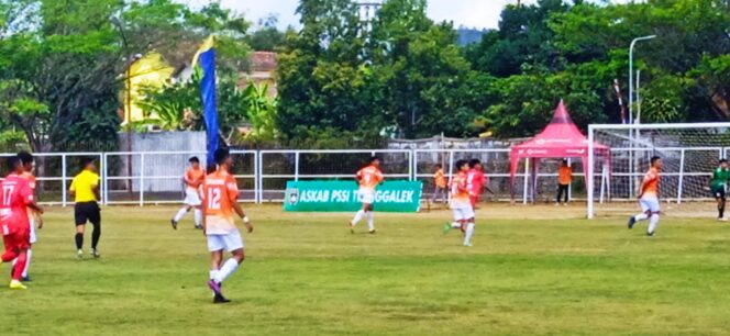 Sepak Bola Pra Porprov 2023 : Trenggalek Jadi Tim Paling Produktif Grup F, Giliran Madiun Digunduli 4-0