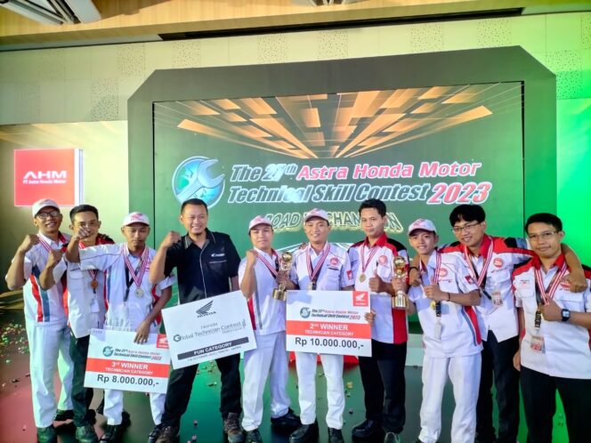 
					Teknisi AHASS Perwakilan MPM Honda Jatim Sabet 2 Juara di Final Technical Skill Contest 2023