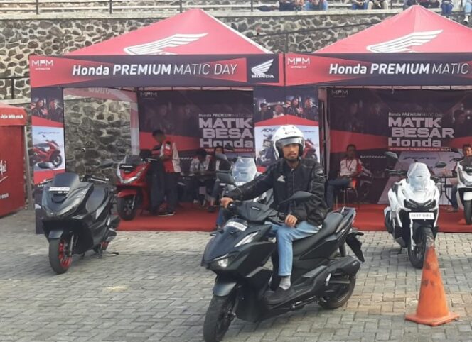 
					Semarak Honda Premium Matic Day, Ratusan Pengunjung Rasakan Riding Experience Honda Matic
