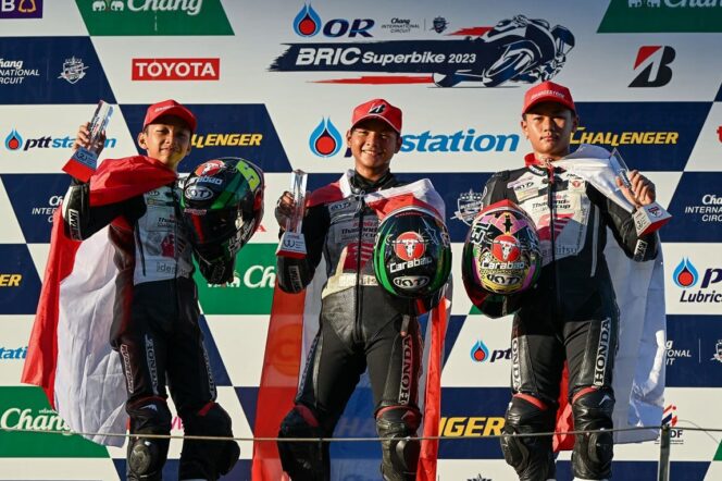 
Membanggakan, Pebalap Astra Honda Pastikan Juara Thailand Talent Cup 2023