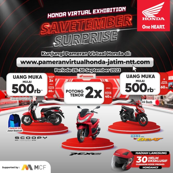 
Savetember Surprise di Pameran Virtual Honda