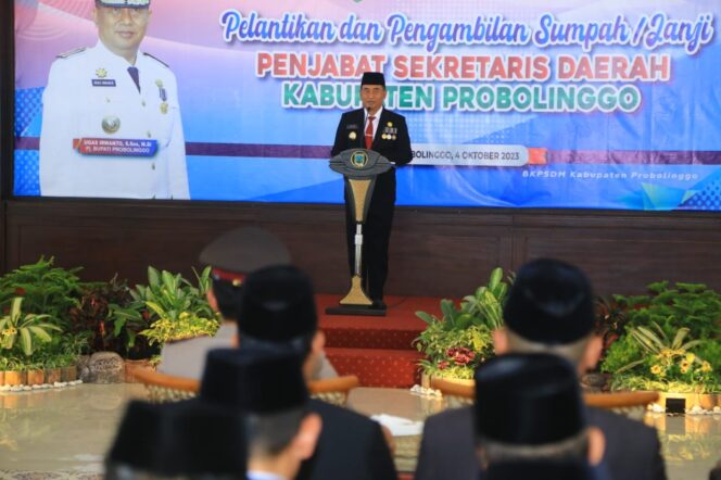 
Heri Sulistyanto Resmi Dilantik sebagai Pj. Sekda Kabupaten Probolinggo