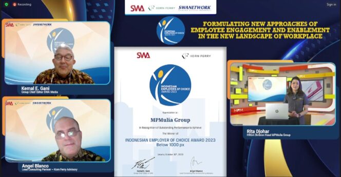 
MPM Honda Jatim Terima Indonesian Employers of Choice Award 2023 